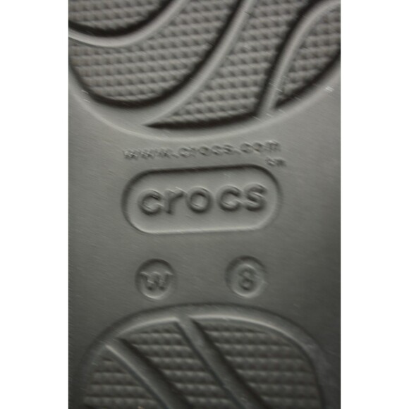 Crocs Womens Size 8 Black Comfort Thong Sandals Flip Flops - Picture 8 of 8